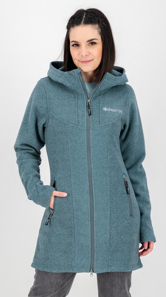 DEPROC Active Fleecejacke GLORY APRIL mit 2-Wege-Reißverschluss von DEPROC Active