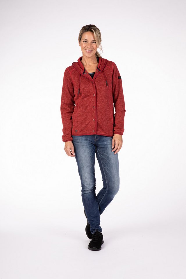 LPO Fleecejacke SASKWOOD II WOMEN weiche Fleecejacke in traditioneller Optik von LPO