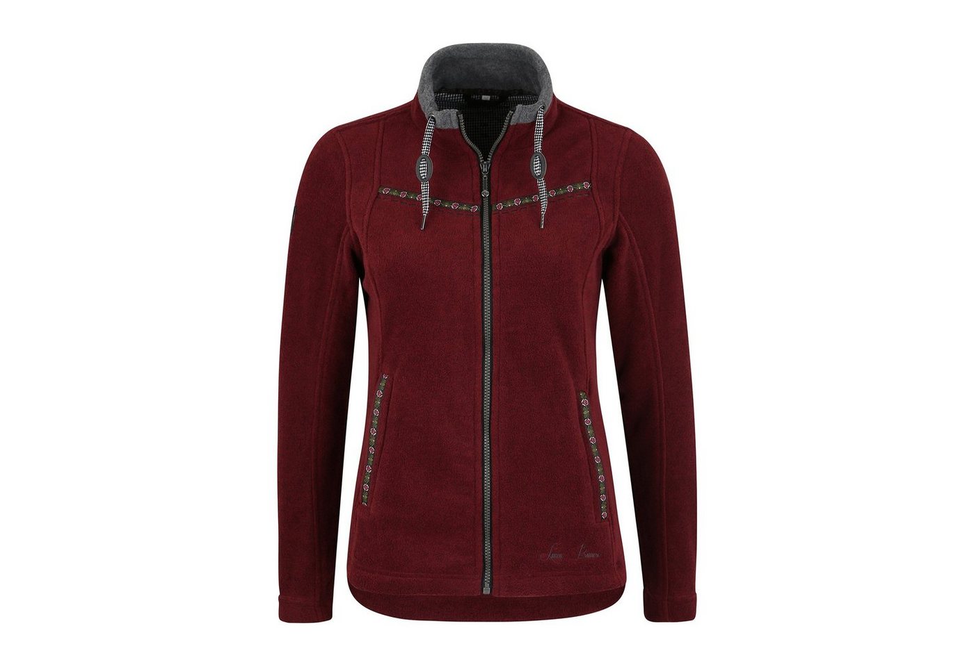 DEPROC Active Fleecejacke SASKWOOD WOMEN weiche Fleecejacke in traditioneller Optik von DEPROC Active