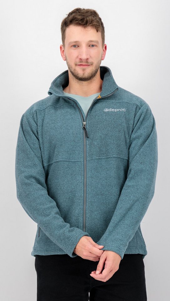 DEPROC Active Fleecejacke SEWARD OS Fleece Midlayer Strickfleece auch in Großen Größen von DEPROC Active