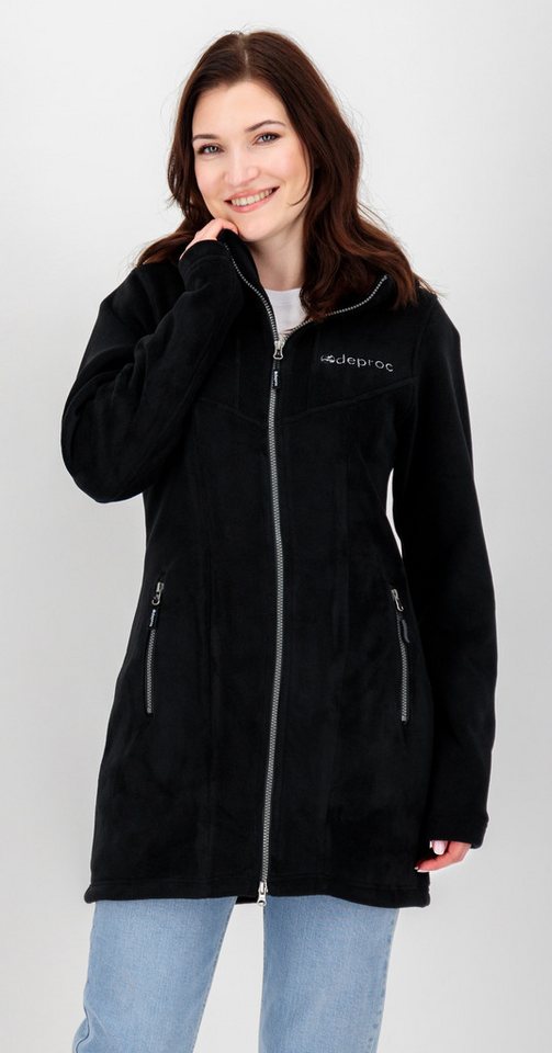 DEPROC Active Fleecejacke WAWA PEAK CS Fleecemantel, Fleece, Mid-Layer auch in Großen Größen von DEPROC Active