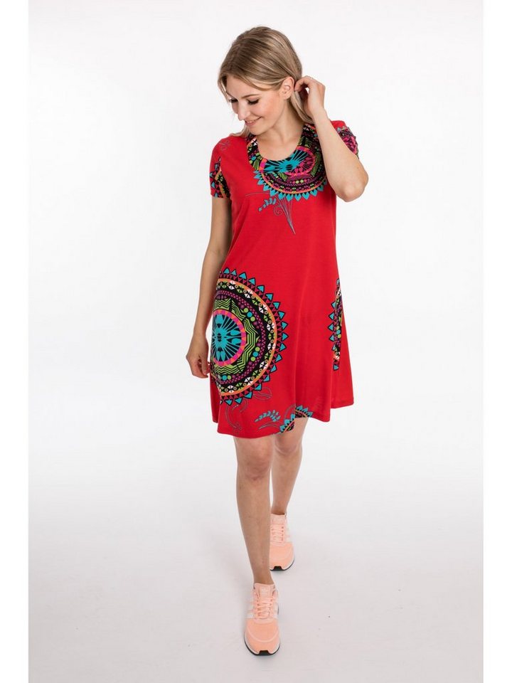 DEPROC Active Jerseykleid JOANA NEW SUMMER DRESS Modischer Allover Print von DEPROC Active