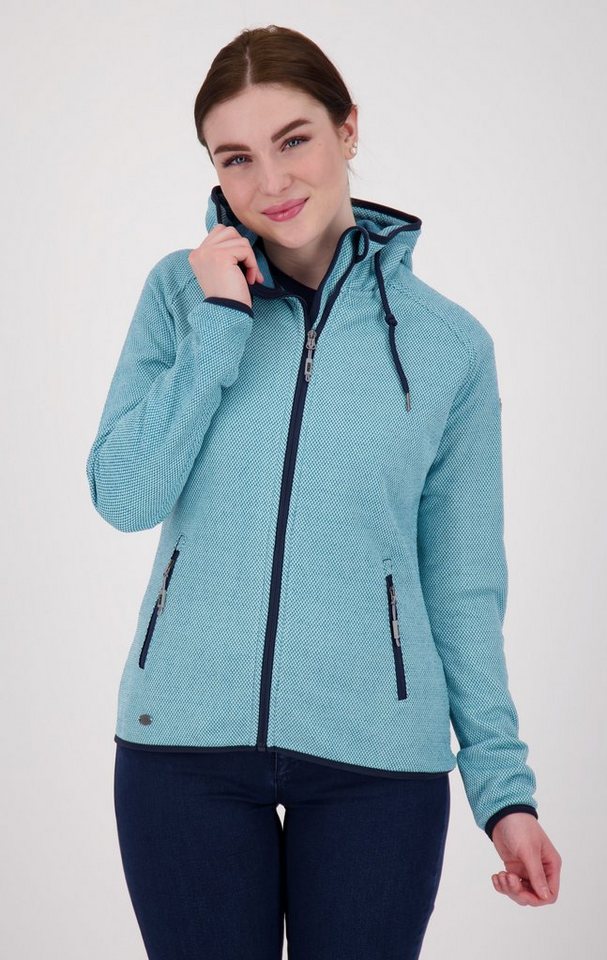 DEPROC Active Kapuzenfleecejacke XANA CS WOMEN Fleecejacke, Strickfleece Damenjacke mit Kapuze, auch in Großen Größen von DEPROC Active