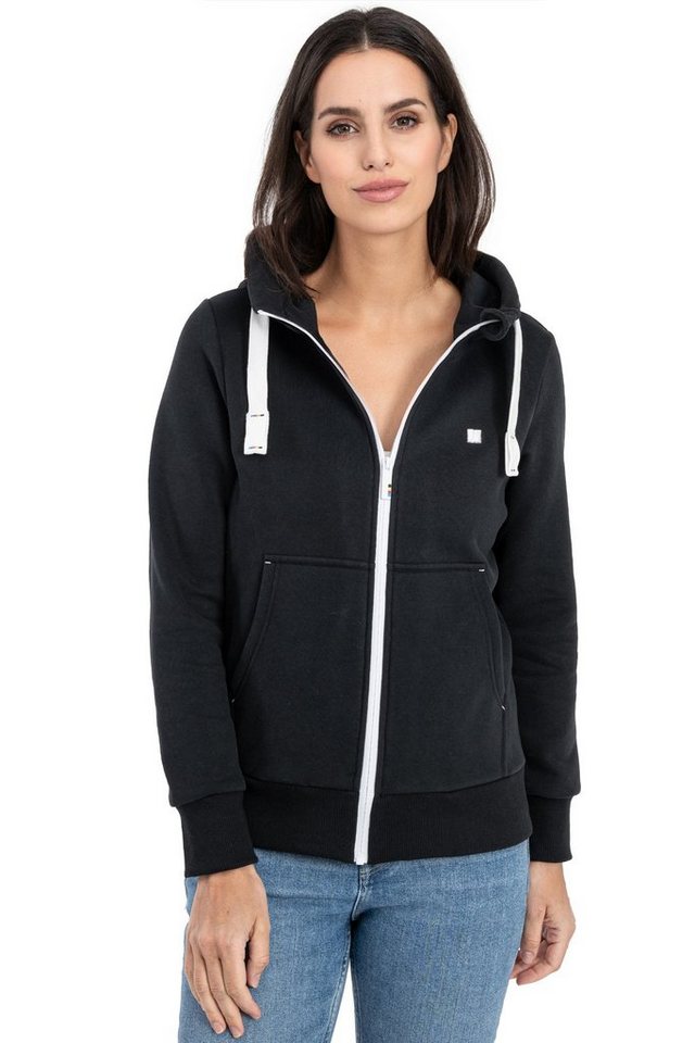 DEPROC Active Kapuzensweatjacke FinjaDC Damen Zip-Hoodie mit weicher Innenseite von DEPROC Active