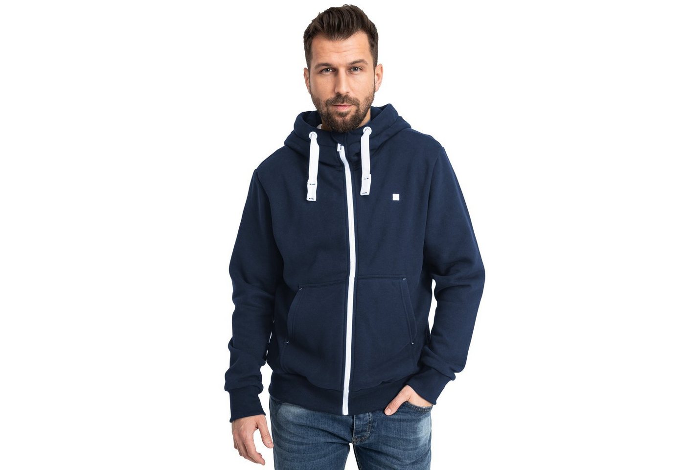 DEPROC Active Kapuzensweatjacke FinnDC Herren Zip-Hoodie mit weicher Innenseite von DEPROC Active