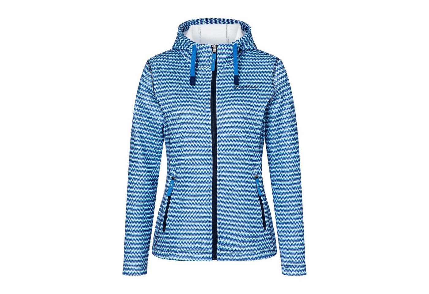 DEPROC Active Kapuzensweatjacke MONICA MEADOWS Women in Strickoptik von DEPROC Active