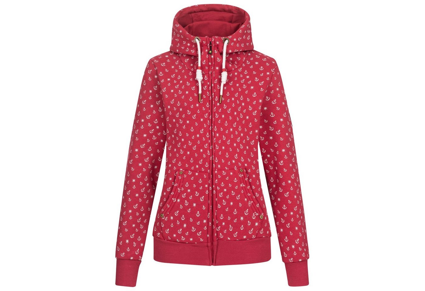 DEPROC Active Kapuzensweatjacke #ankergluthafen Women NEW CS auch in Großen Größen erhältlich von DEPROC Active