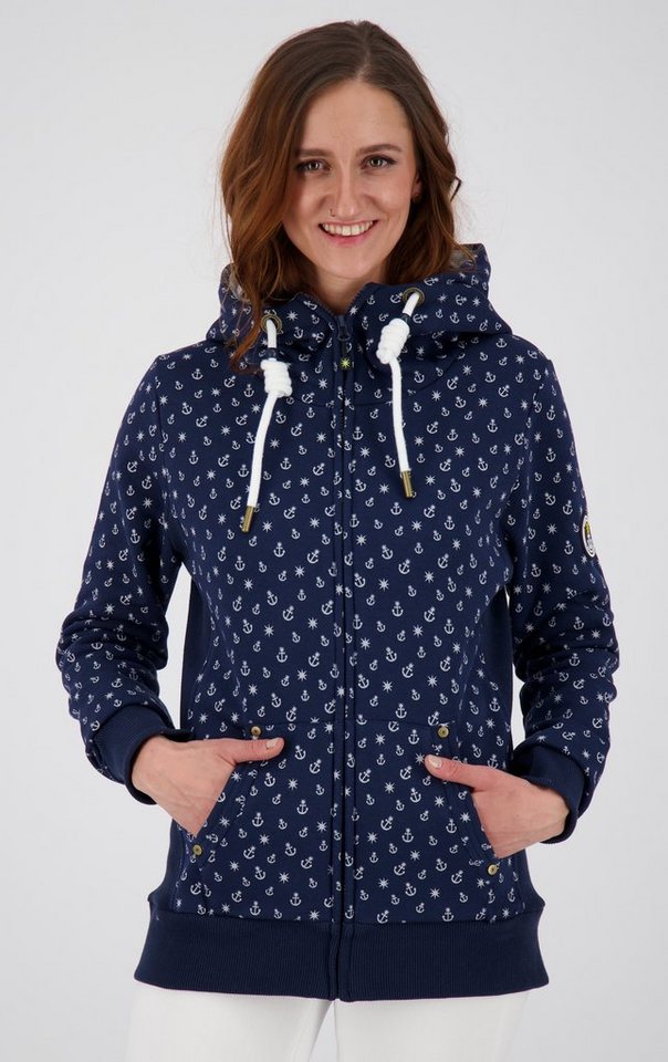 ankerglut Kapuzensweatshirt ANCHORAGE Women in lässigem Oversized-Schnitt von ankerglut