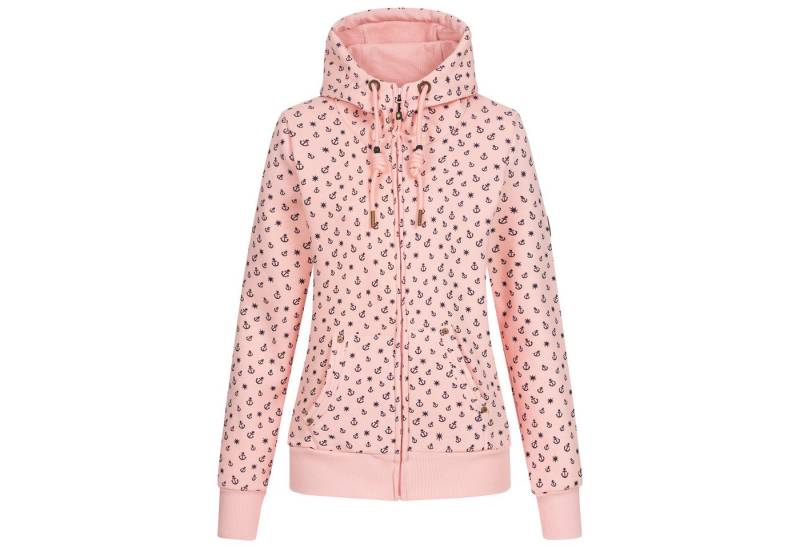 ankerglut Kapuzensweatshirt ANCHORAGE Women in lässigem Oversized-Schnitt von ankerglut