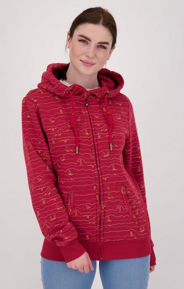 ankerglut Kapuzensweatshirt ANKERGLUTWELLE Auch in Großen Größen erhältlich von ankerglut