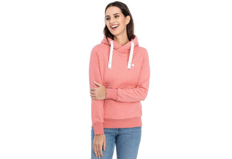 DEPROC Active Kapuzensweatshirt HildaCMYK II WOMEN weiche Fleecejacke mit Kängurutasche von DEPROC Active