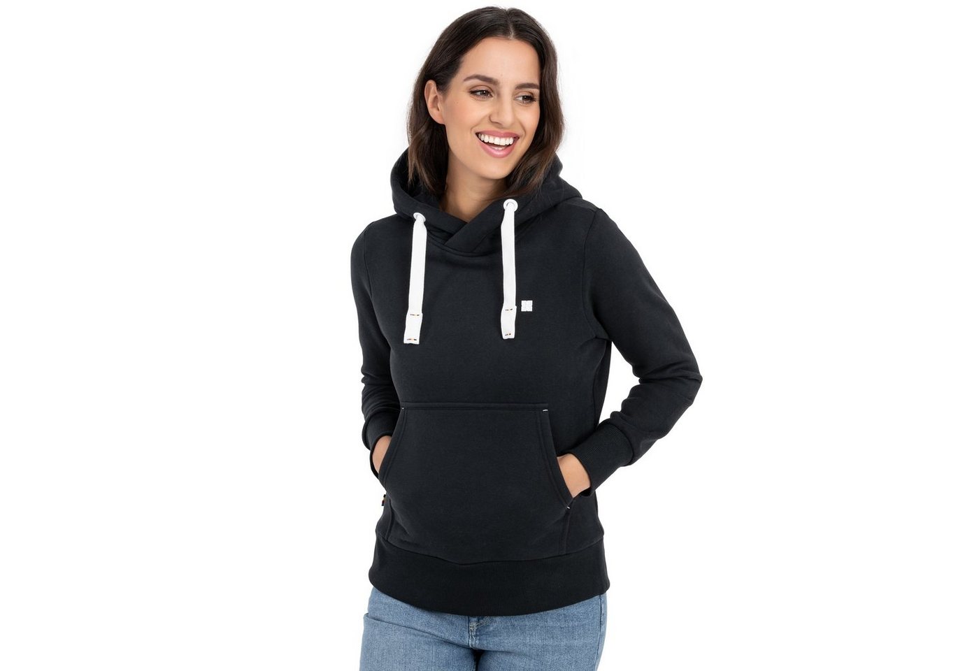 DEPROC Active Kapuzensweatshirt HildaCMYK II WOMEN weiche Fleecejacke mit Kängurutasche DEPROC Active Kapuzensweatshirt HildaCMYK II WOMEN weiche Fleecejacke mit Kängurutasche von DEPROC Active