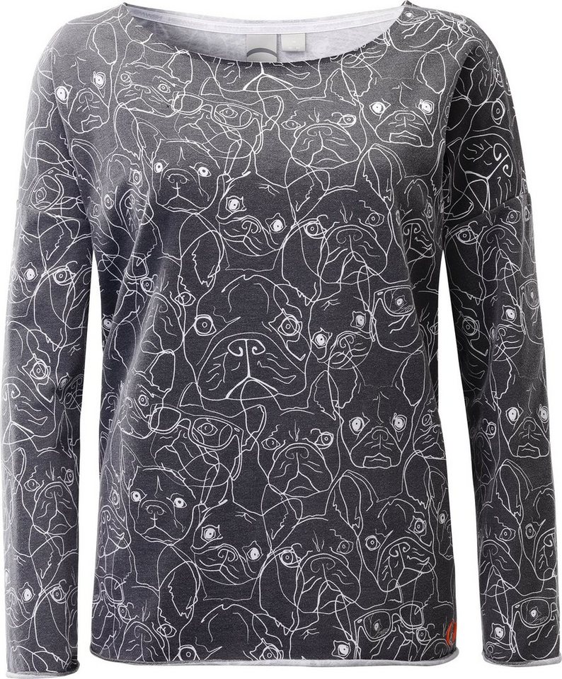 LPO Sweatshirt SWEAT LUMDSEN WOMEN modischer Allover-Print von LPO