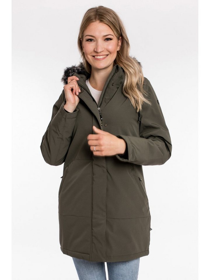 DEPROC Active Parka DIAMOND PEAK Women mit abnehmbarem Kunstfellbesatz von DEPROC Active