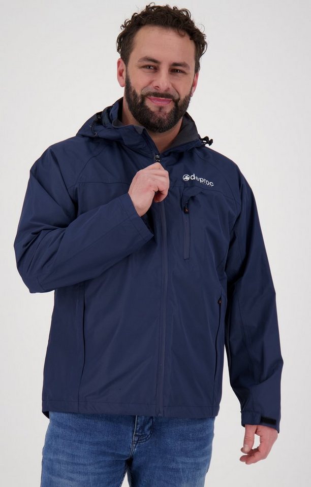 DEPROC Active Regenjacke DURELL NEW CS MEN auch in Großen Größen erhältlich. mit abnehmbarer Kapuze von DEPROC Active