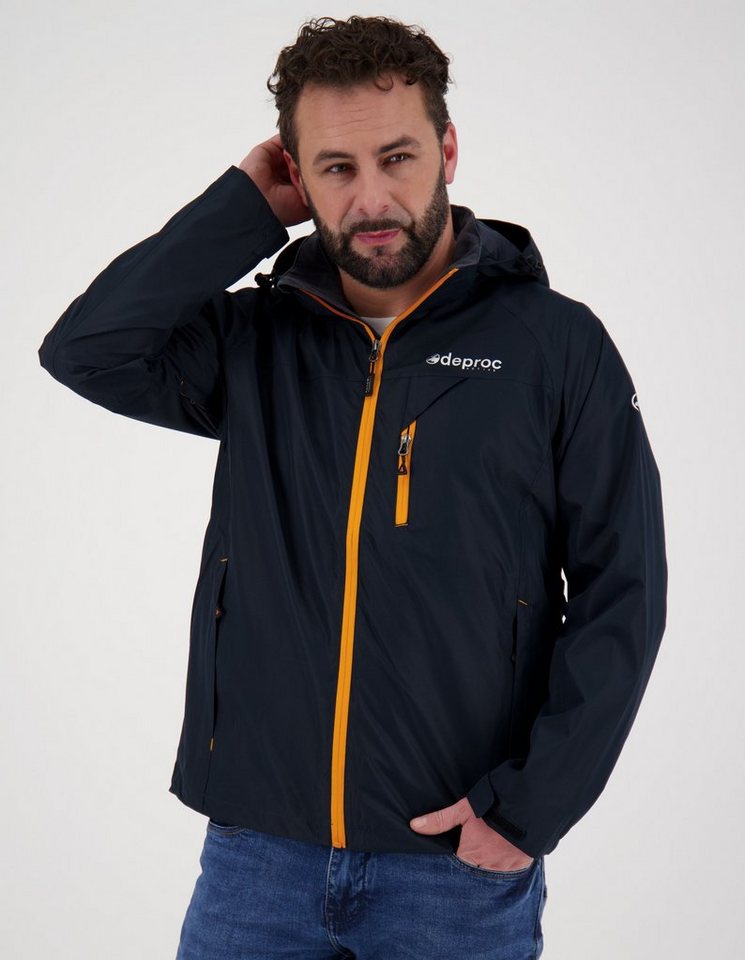 DEPROC Active Regenjacke DURELL NEW CS MEN auch in Großen Größen erhältlich. mit abnehmbarer Kapuze von DEPROC Active