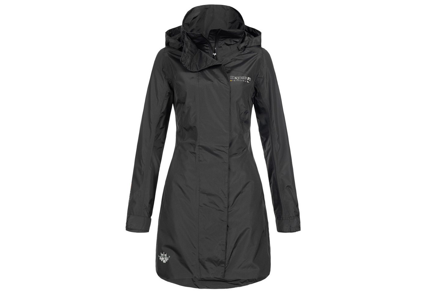 DEPROC Active Regenmantel MARRYSTONE Magnetverschluss an Frontpatte, auch in Großen Größen erhältlich von DEPROC Active