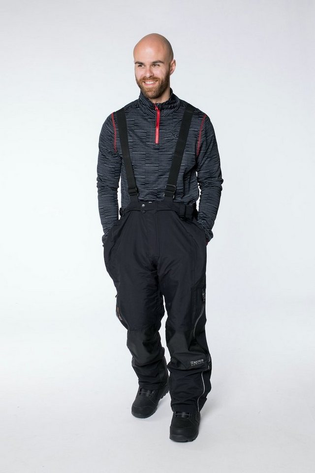 DEPROC Active Skihose SPITZBERGEN MEN III CS NEW mit abnehmbarem Trägersystem und seitlichen Belüftungsreißverschlüssen von DEPROC Active