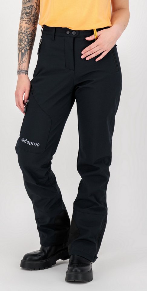DEPROC Active Softshellhose STERLING WOMEN mit Schneefang auch in Großen Größen erhältlich von DEPROC Active