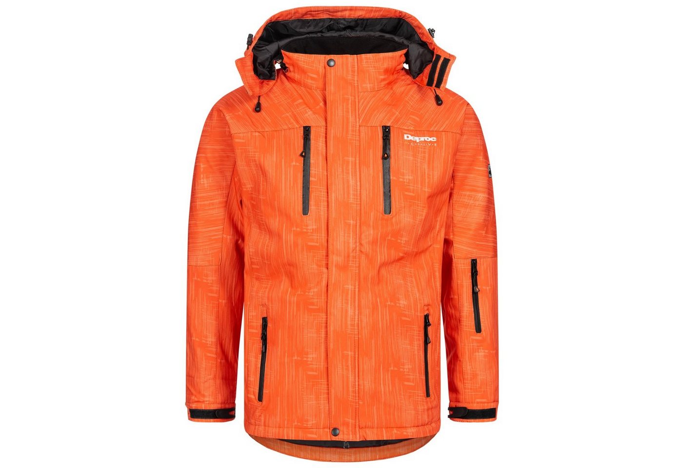 DEPROC Active Softshelljacke CHICOPEE NEW CS MEN mit abnehmbarer Kapuze, mit herausnehmbarem Schneefang von DEPROC Active