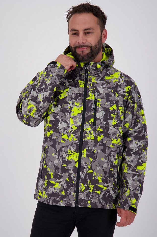 DEPROC Active Softshelljacke ELLIOT PEAK CAMOU CS Men mit abnehmbarer Kapuze von DEPROC Active