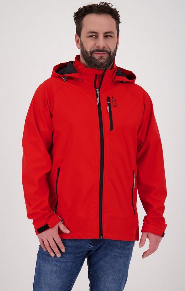DEPROC Active Softshelljacke HARRY II CS MEN Funktionsjacke, Outdoorjacke, Herrenjacke auch in Großen Größen. mit abnehmbarer Kapuze von DEPROC Active