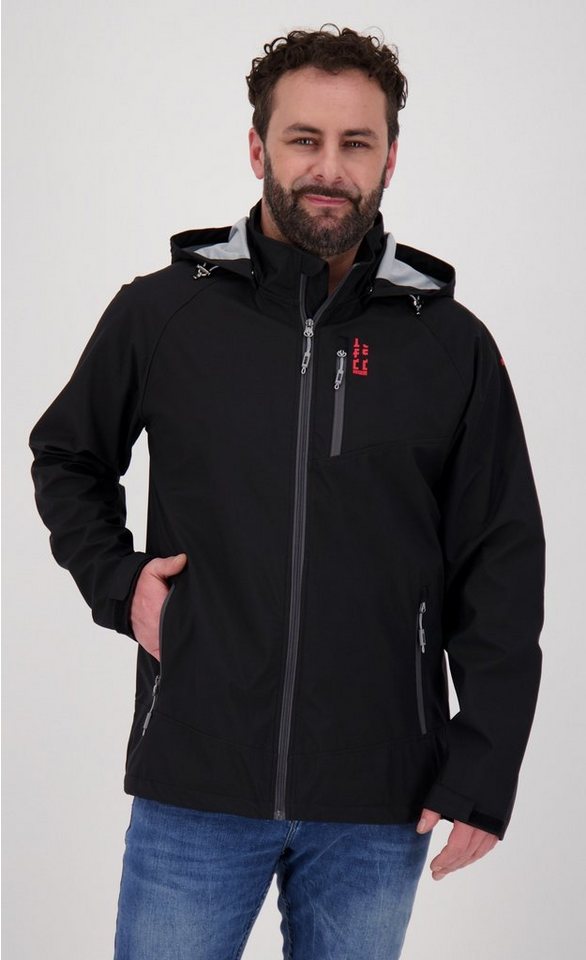DEPROC Active Softshelljacke HARRY II CS MEN Funktionsjacke, Outdoorjacke, Herrenjacke auch in Großen Größen. mit abnehmbarer Kapuze von DEPROC Active
