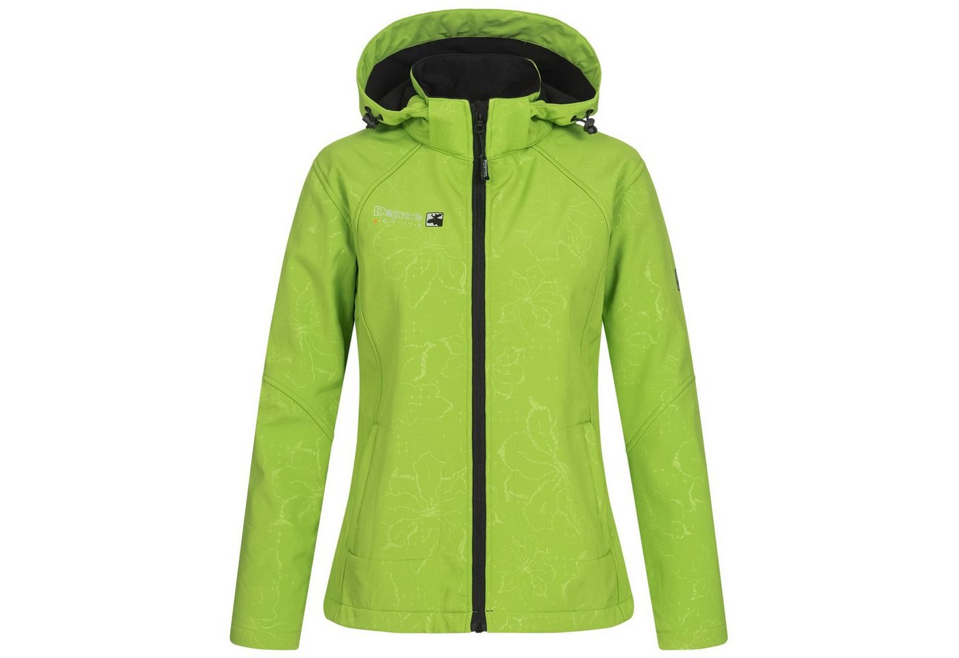 DEPROC Active Softshelljacke ISLAY PEAK II CS WOMEN mit abnehmbarer Kapuze, auch in Großen Größen erhältlich von DEPROC Active