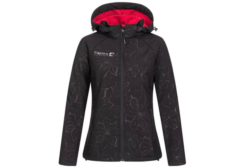 DEPROC Active Softshelljacke ISLAY PEAK II CS WOMEN mit abnehmbarer Kapuze. auch in großen Größen erhältlich von DEPROC Active