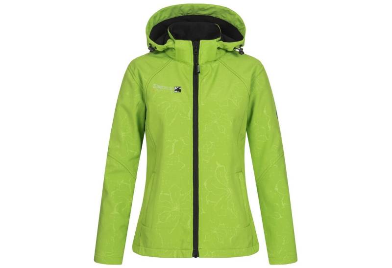 DEPROC Active Softshelljacke ISLAY PEAK II CS WOMEN mit abnehmbarer Kapuze. auch in großen Größen erhältlich von DEPROC Active
