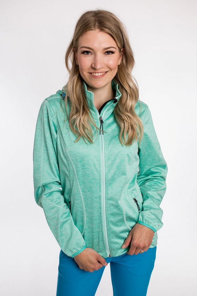 DEPROC Active Softshelljacke JOSEPHIN PEAK WOMEN mit abnehmbarer Kapuze von DEPROC Active