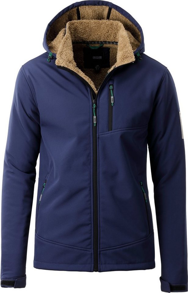 DEPROC Active Softshelljacke LOGAN MEN II CS auch in Großen Größen erhältlich. mit abnehmbarer Kapuze von DEPROC Active