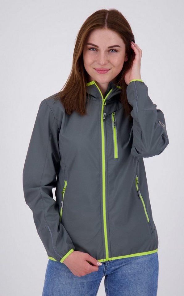 Softshelljacke MECATINA PEAK II WOMEN auch in Großen Größen erhältlich von DEPROC Active