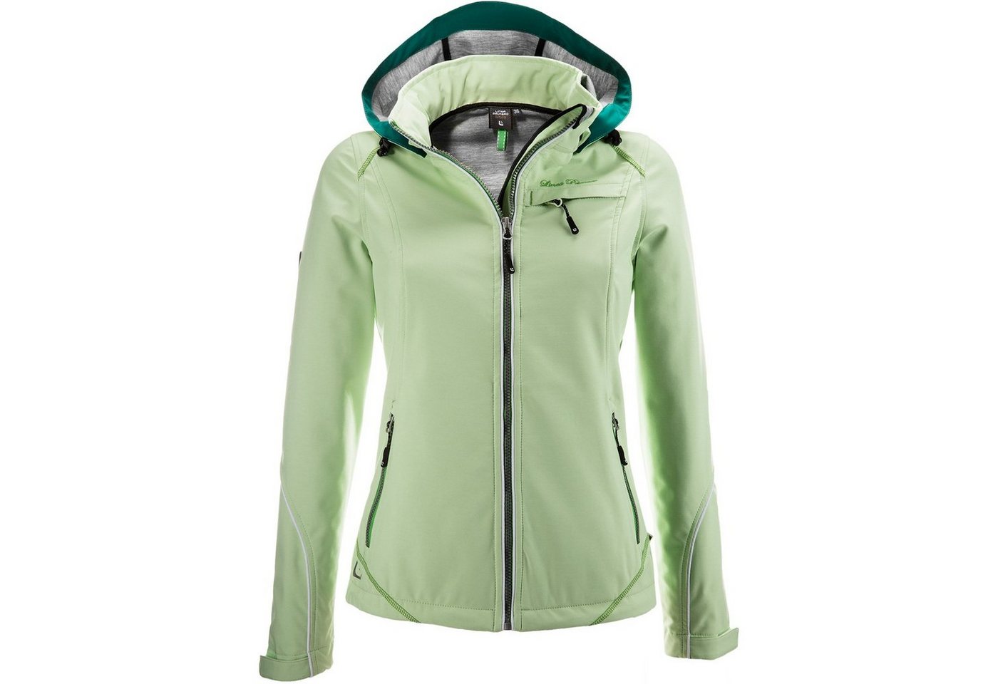 DEPROC Active Softshelljacke MECATINA PEAK WOMEN mit abnehmbarer Kapuze von DEPROC Active