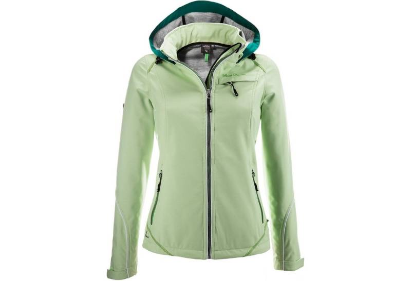 DEPROC Active Softshelljacke MECATINA PEAK WOMEN mit abnehmbarer Kapuze von DEPROC Active
