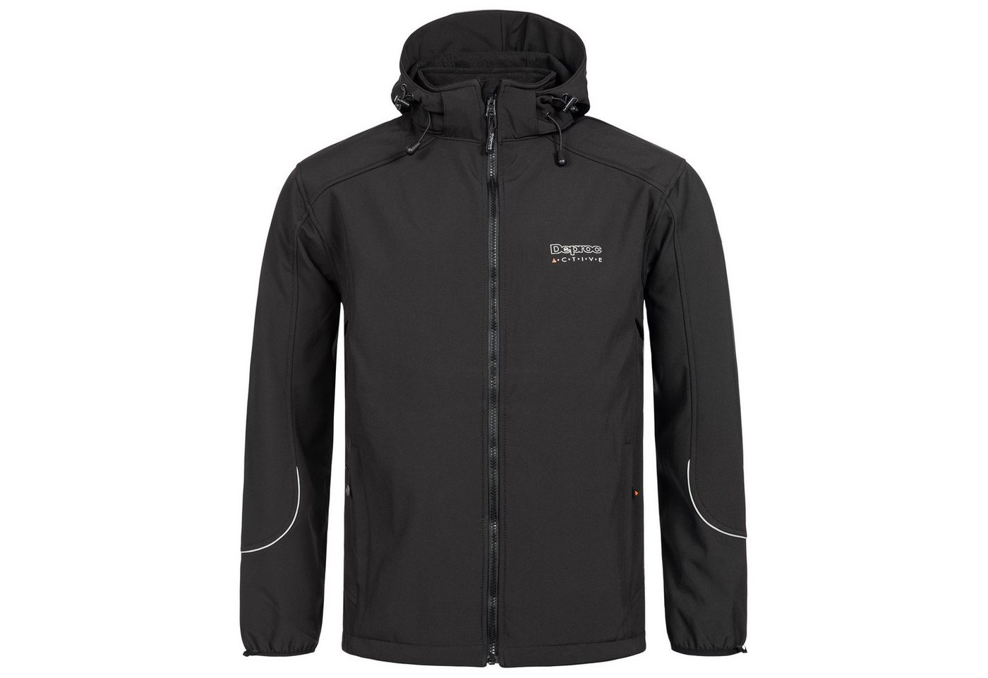 DEPROC Active Softshelljacke NIGEL PEAK CS MEN Outdoorjacke, Trekkingjacke, Übergangsjacke mit abnehmbarer Kapuze, auch in Großen Größen erhältlich von DEPROC Active