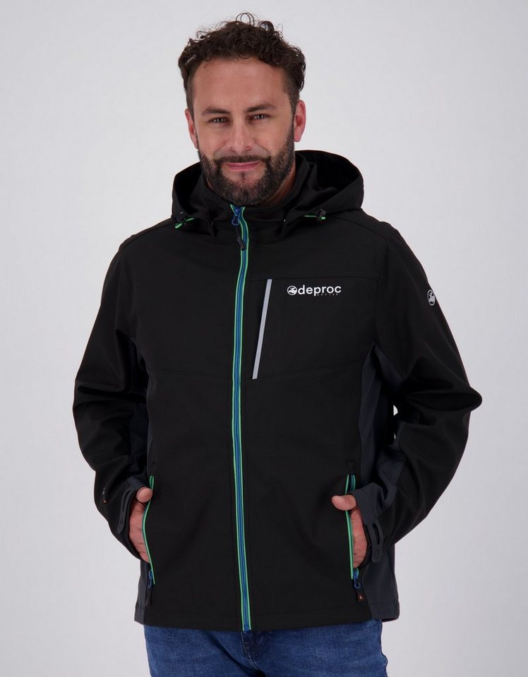 DEPROC Active Softshelljacke NUNAVUT MEN II auch in Großen Größen erhältlich von DEPROC Active