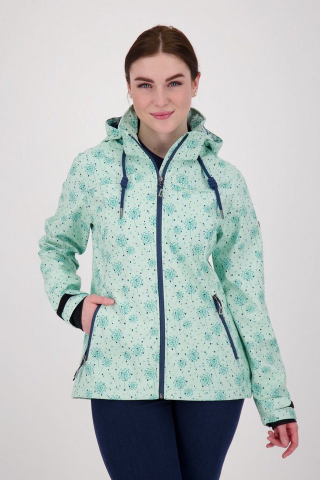 DEPROC Active Softshelljacke PADMA II CS WOMEN Funktionsjacke, Outdoorjacke, Übergangsjacke mit abnehmbarer Kapuze, auch in Großen Größen von DEPROC Active