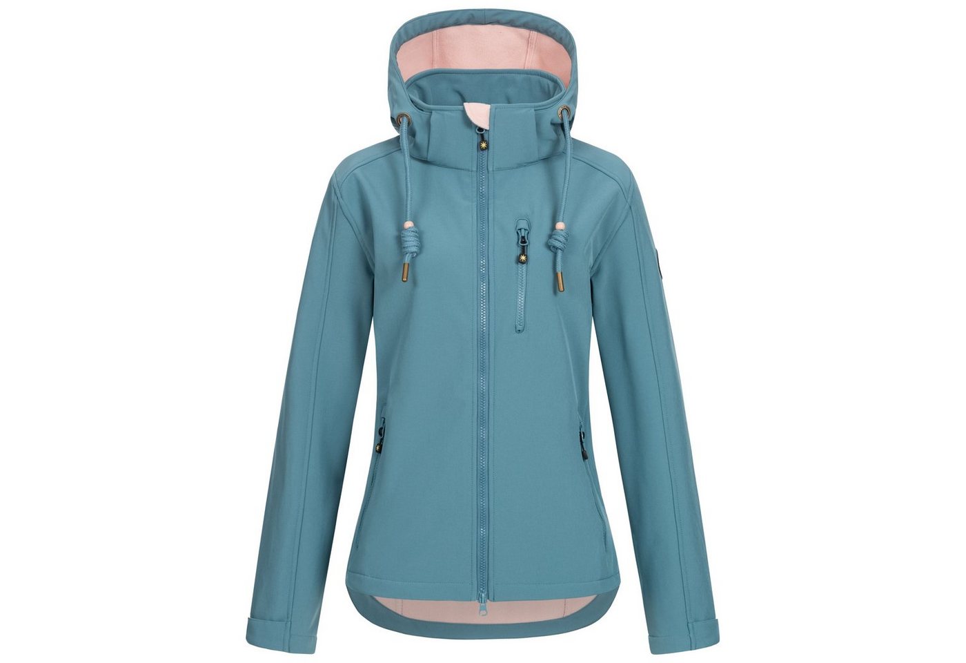 DEPROC Active Softshelljacke PEAK CREEK WOMEN mit abnehmbarer Kapuze von DEPROC Active