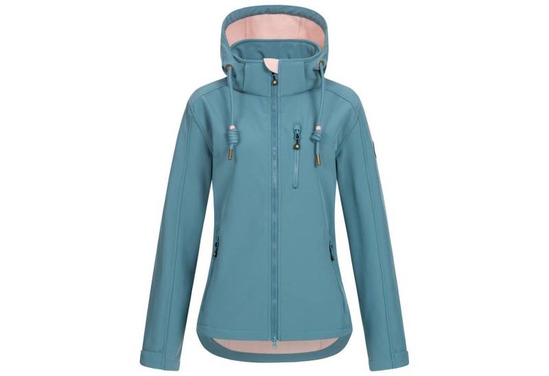 ankerglut Softshelljacke ankerglutfreude WMN mit abnehmbarer Kapuze von ankerglut