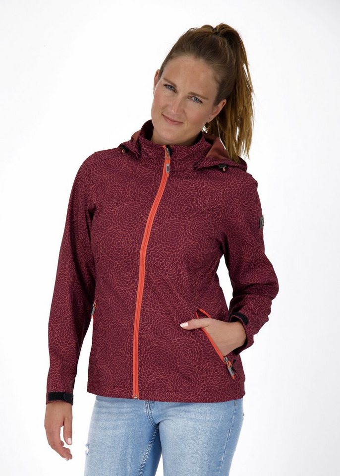 DEPROC Active Softshelljacke SHELBY PEAK II Women mit abnehmbarer Kapuze von DEPROC Active