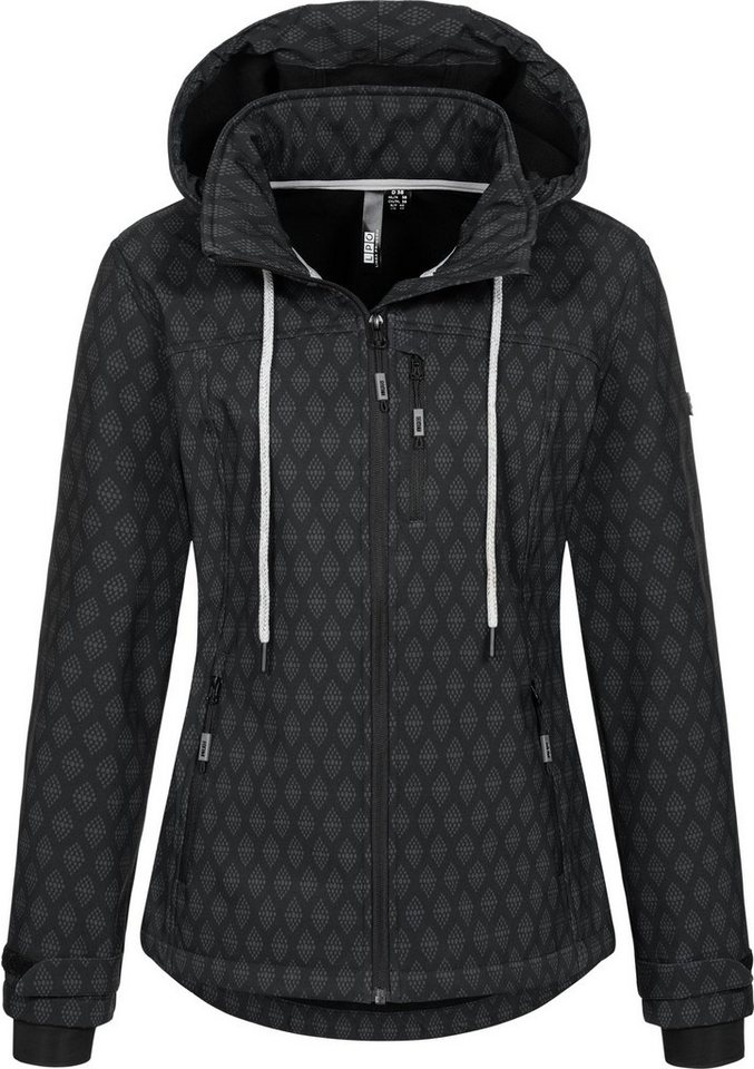 DEPROC Active Softshelljacke SHELBY PEAK III CS Women mit abnehmbarer Kapuze von DEPROC Active