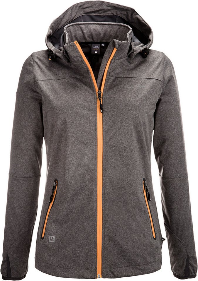 DEPROC Active Softshelljacke SHELBY PEAK XI Women mit abnehmbarer Kapuze von DEPROC Active