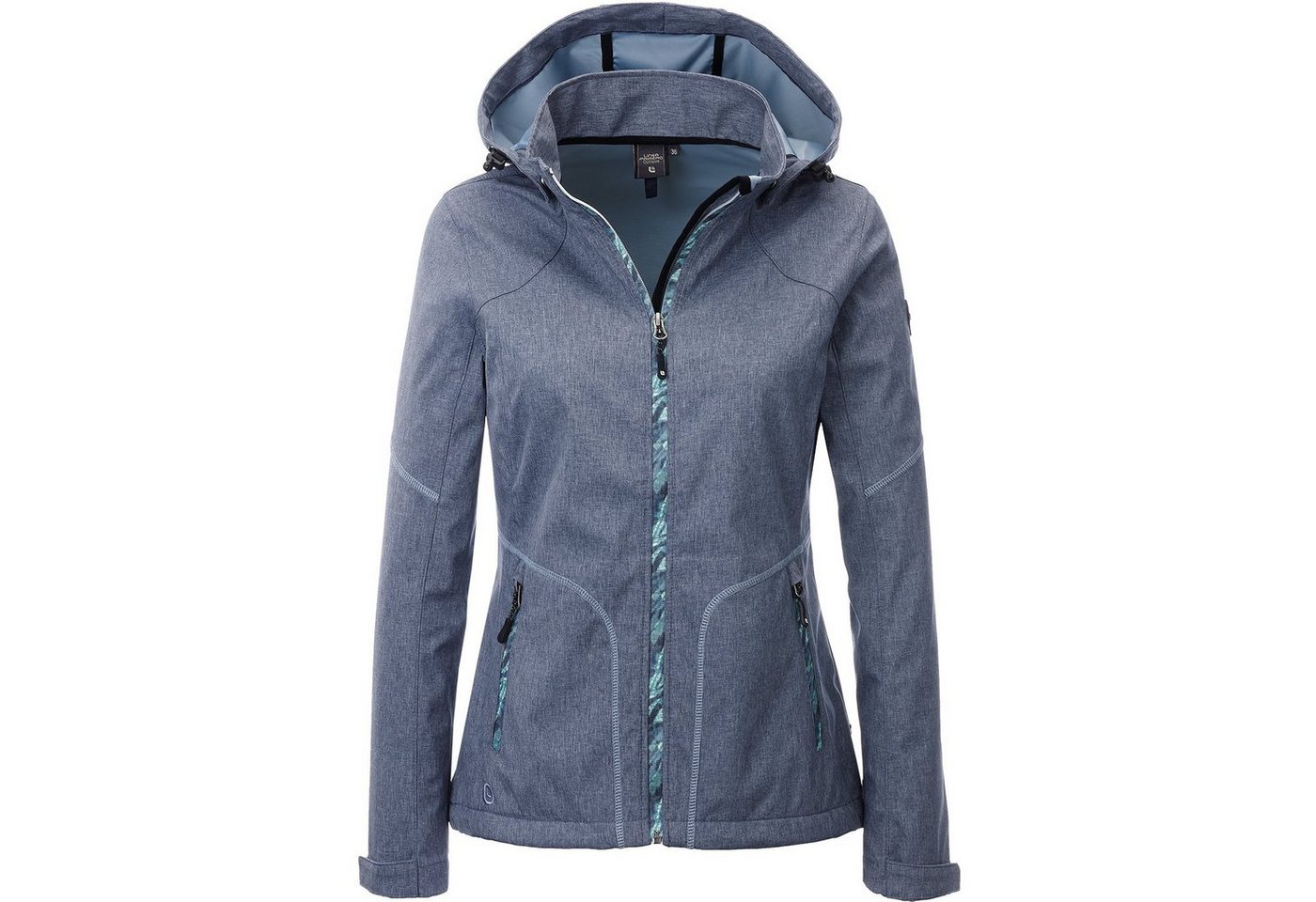 DEPROC Active Softshelljacke SOUTH TWIN PEAK WOMEN mit abnehmbarer Kapuze von DEPROC Active