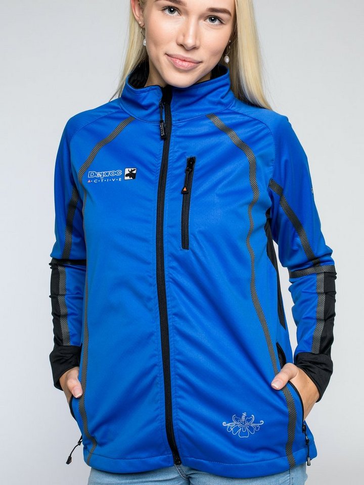 DEPROC Active Softshelljacke THORSBY NEW CS Women Mid-layer Mit sportlichen Ärmeleinsätzen von DEPROC Active