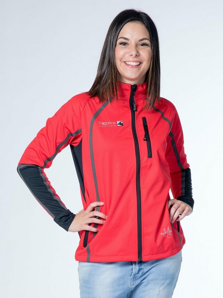 DEPROC Active Softshelljacke THORSBY NEW CS Women Mid-layer Mit sportlichen Ärmeleinsätzen von DEPROC Active