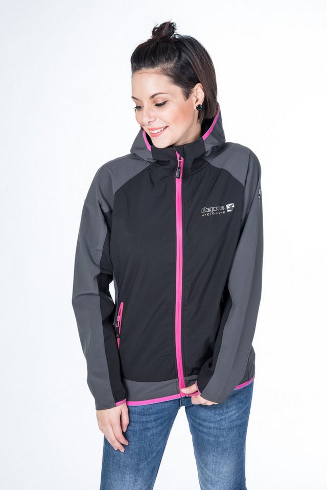 DEPROC Active Softshelljacke XLight CAVELL Women CS Funktionsjacke & Outdoorjacke auch in Großen Größen erhältlich von DEPROC Active