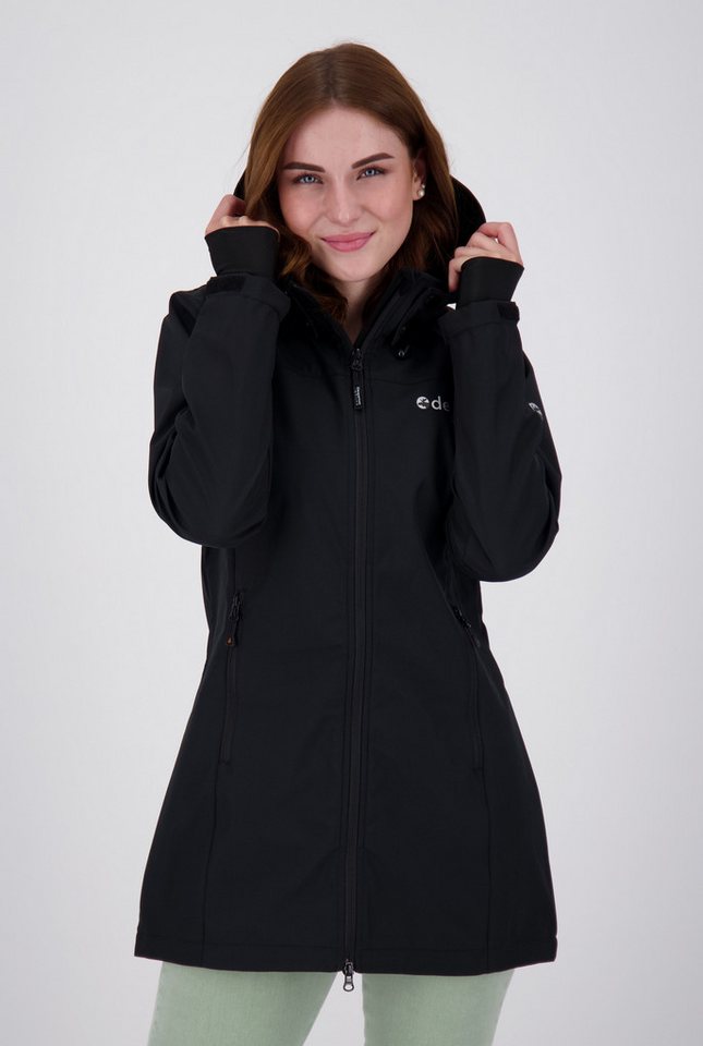 DEPROC Active Softshellmantel CAVELL LONG WOMEN CS Long jacket auch in Großen Größen erhältlich von DEPROC Active