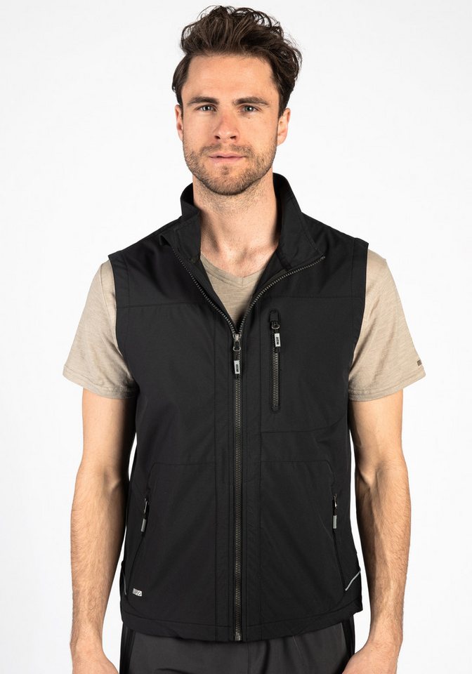DEPROC Active Softshellweste NIGEL PEAK II VEST CS MEN Weste mit Stehkragen von DEPROC Active