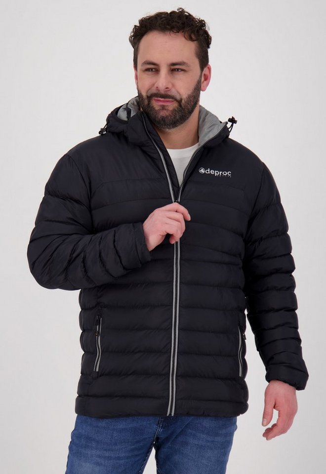 DEPROC Active Steppjacke GILMOUR NEW MEN CS Übergangsjacke, Outdoorjacke mit abnehmbarer Kapuze. auch in großen Größen erhältlich von DEPROC Active
